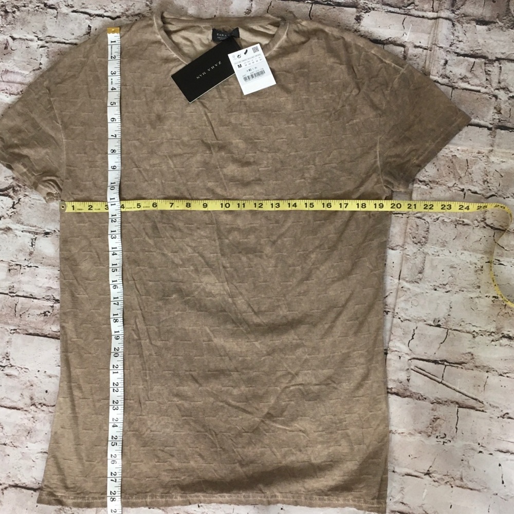 NWT Zara man cotton textured tees - Picture 6 of 10